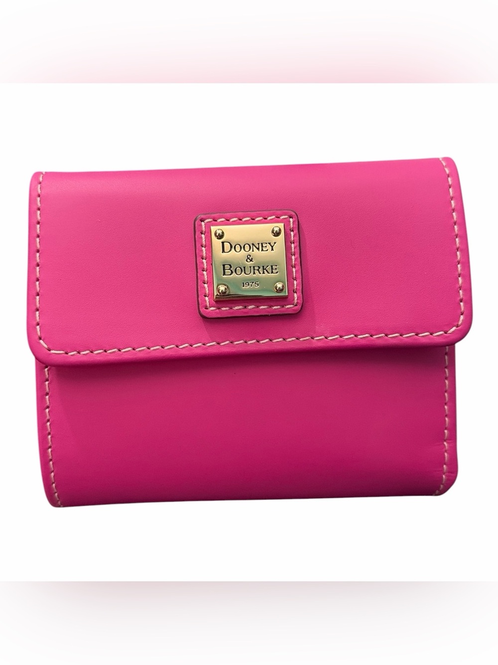 Dooney & Bourke Fuchsia Beacon Small Flap Wallet